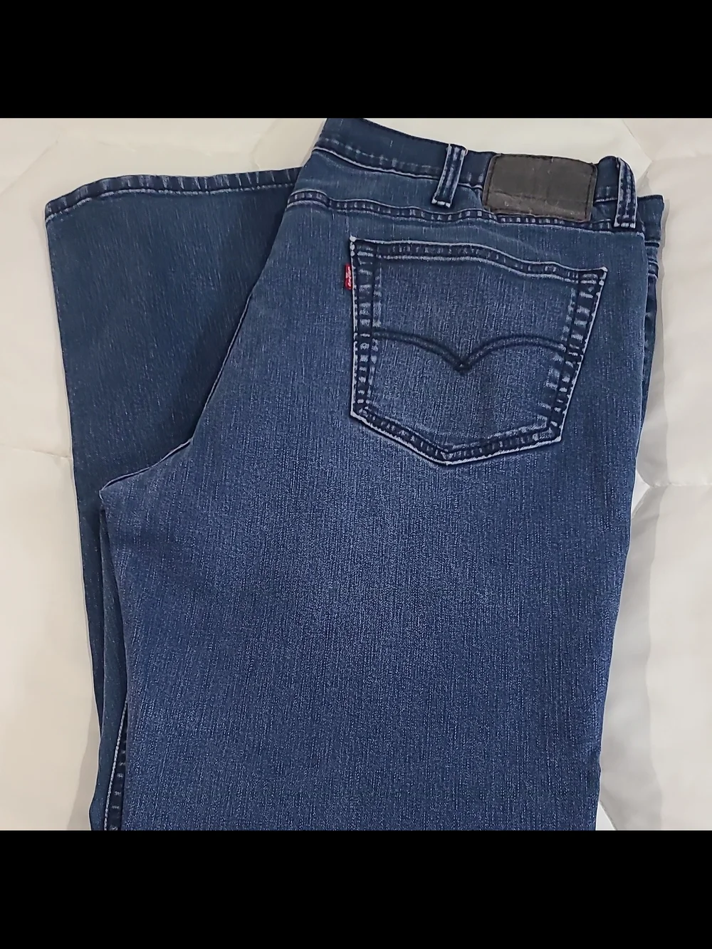 Levi's 541 40x34 Men's Blue Denim Jeans Straight Leg Mid Rise Medium Wash